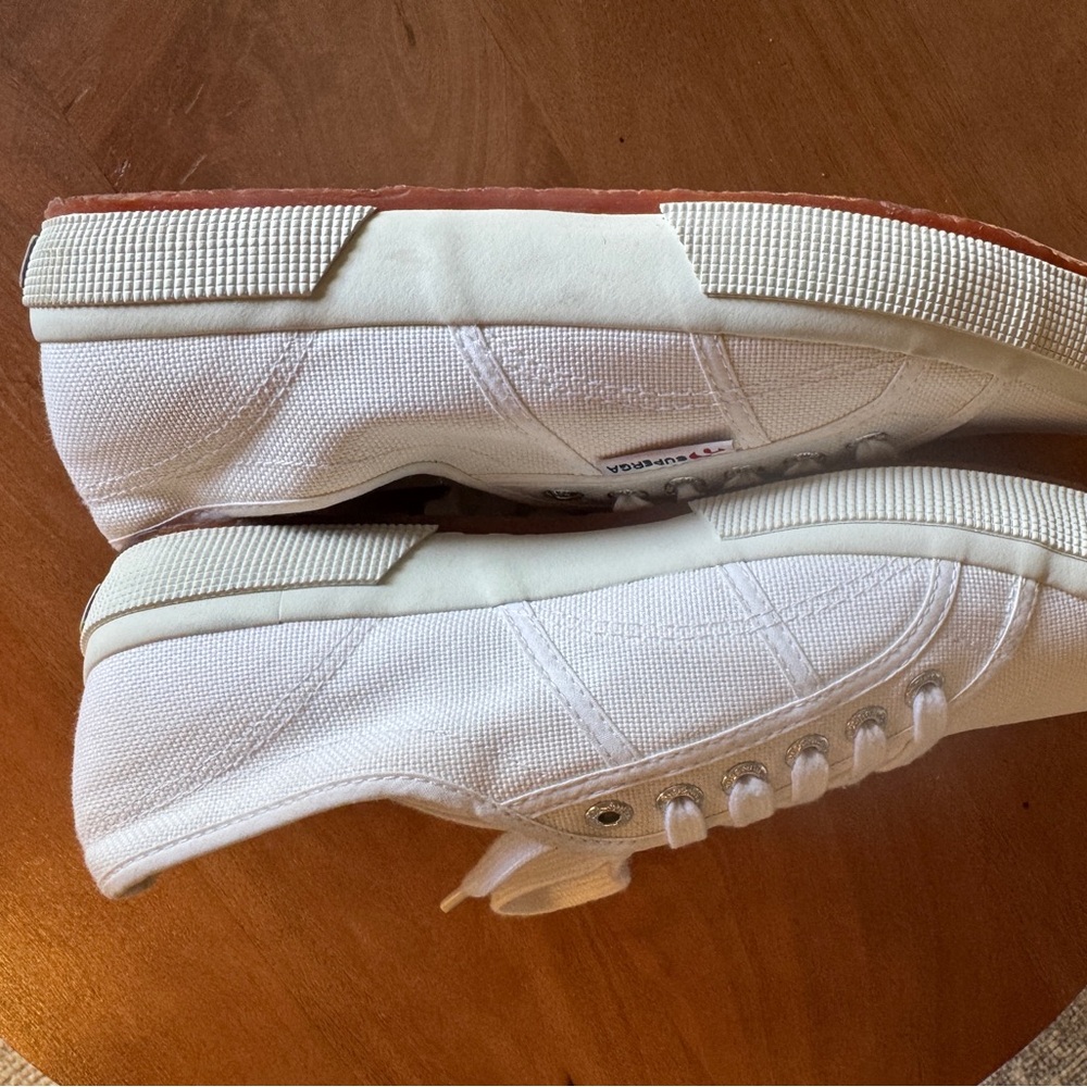 Superga White Canvas Sneakers - Picture 9 of 13
